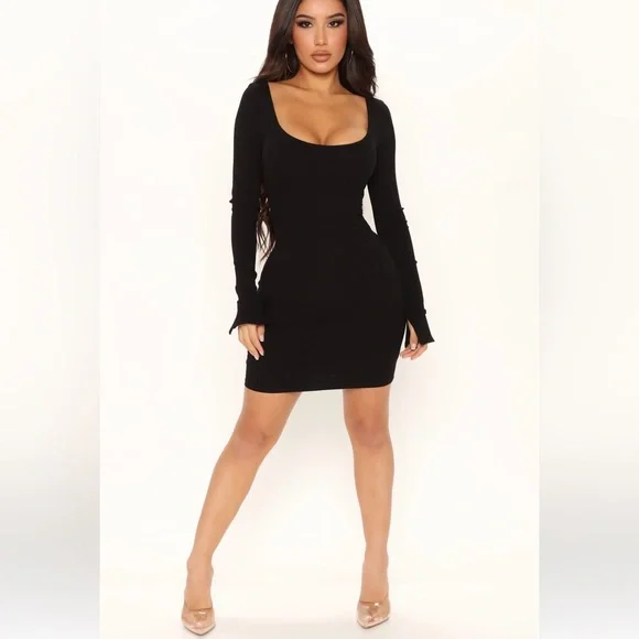 Fashion Nova | Dresses | Fashion Nova Desire Double Scoop Snatched Black Mini Dress | Poshmark Fashion Nova | Dresses | Fashion Nova Desire Double Scoop Snatched Black Mini Dress | Poshmark